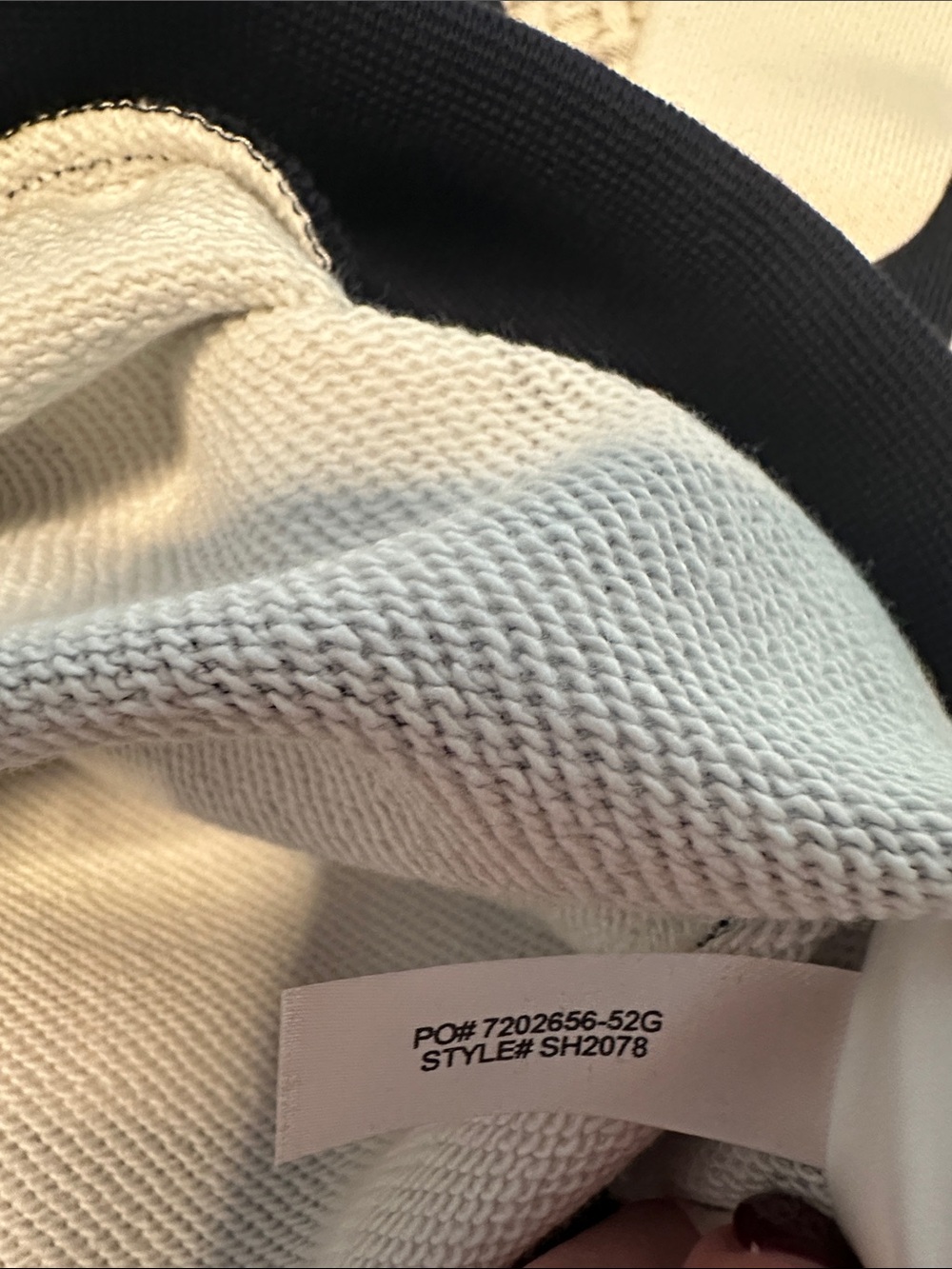 Lacoste Navy and White Abstract Graphic Crewneck Sweatshirt - Picture 4 of 6